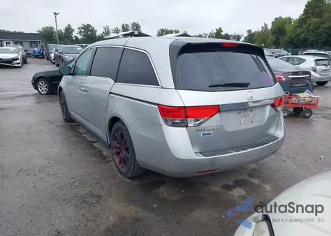 2014 Honda Odyssey Ex z USA, uszkodzony, nr VIN 5FNRL5H47EB043228
